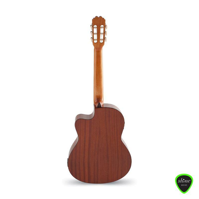 Admira Alba Left Handed Spanish Guitar Back View 1