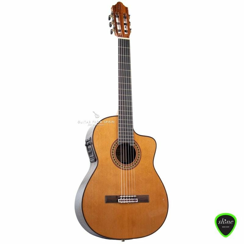 Camps Cut Eco Electro Spanish Guitar Side Left View 1 1758309724642