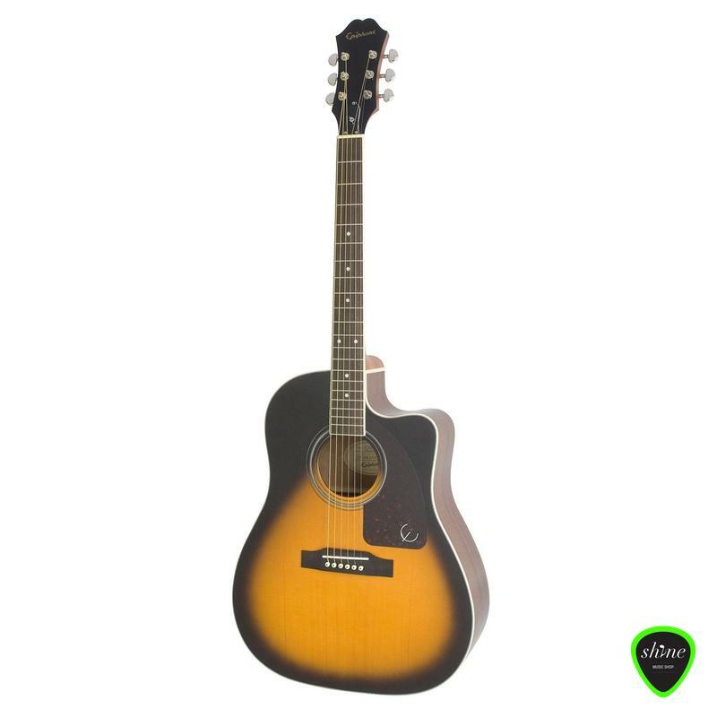 Epiphone Aj Acoustic Guitar Front View 1