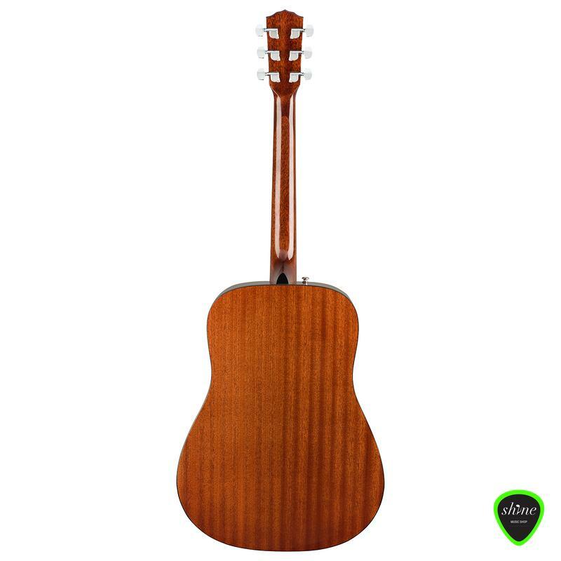 Fender Cd 60s Acoustic Guitar Dreadnought Back View 1