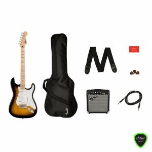 Fender Squier Stratocaster Electric Guitar Set