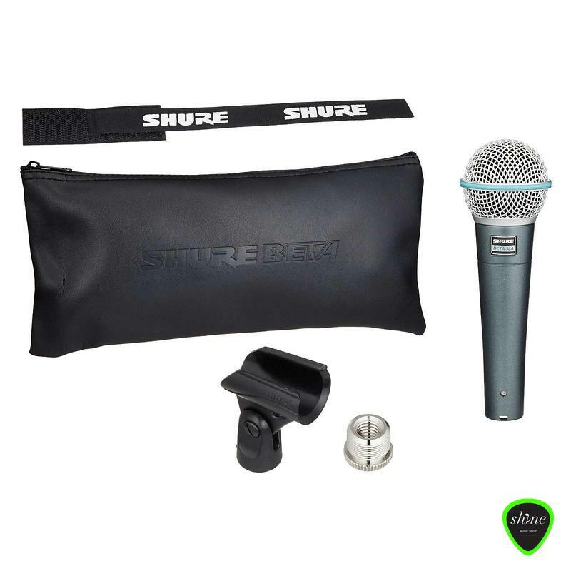 Shure Beta 58a Pgx2 Wireless Microphone Side Left View 1