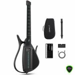 Arg I Gun Luthier Left Handed Bass Guitar Front View 1 1758464096451