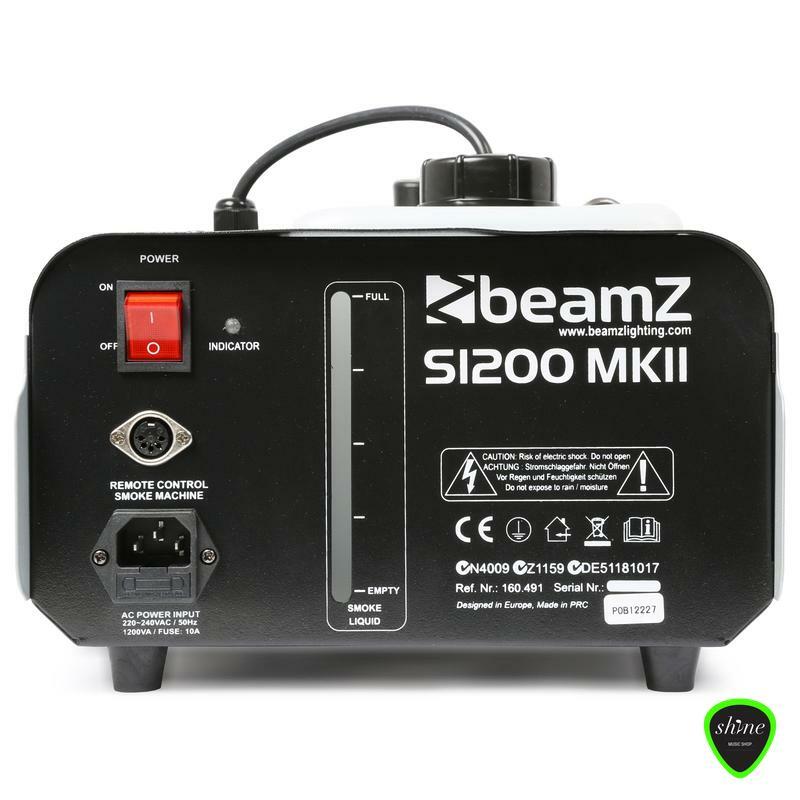 Beamz Smoke Machine Back View 1