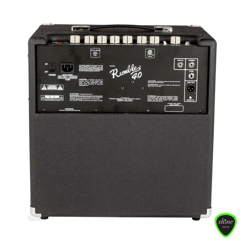 Fender Rumble 40 V3 Bass Amp Side Left View 1
