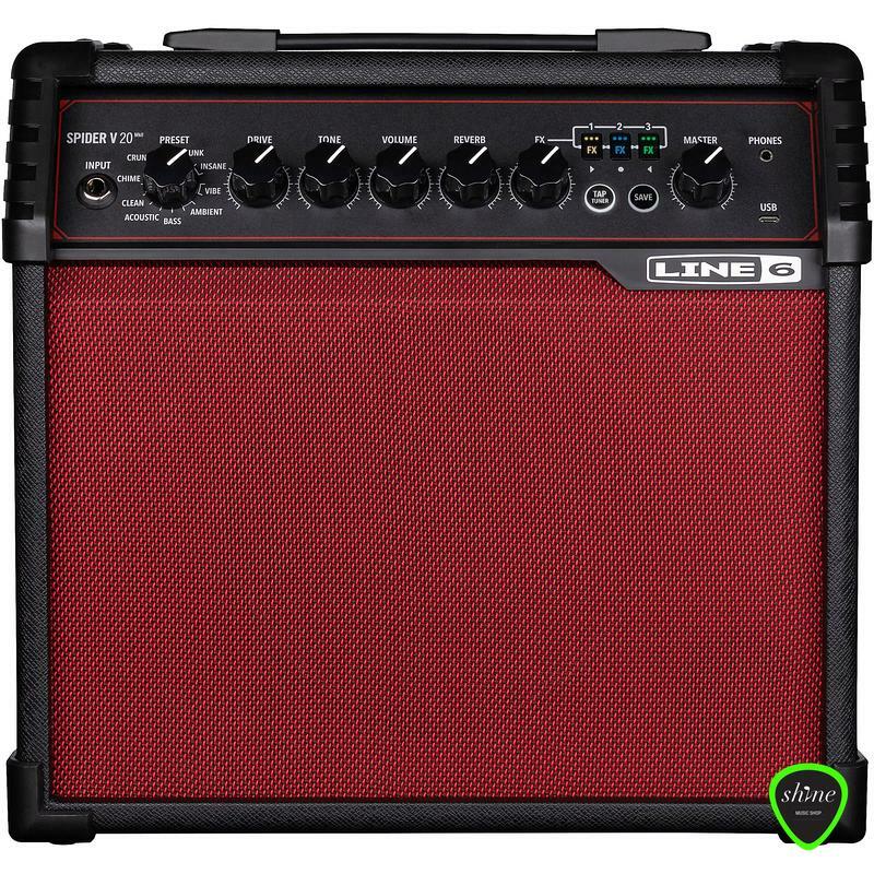 Line 6 Spider V 20 Guitar Amplifier Front View 2