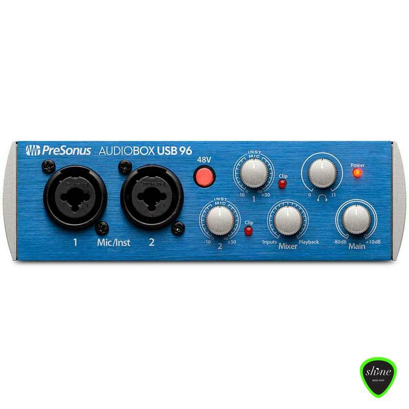 Presonus Audiobox Usb 96 Audio Interface Front View 2
