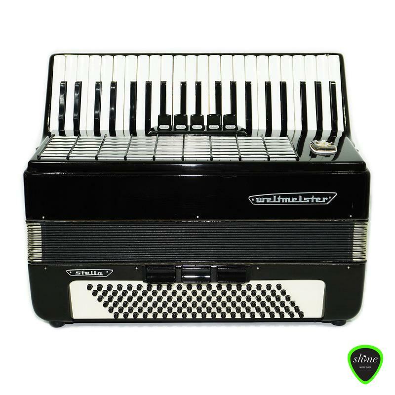 Weltmeister Stella 60 Bass Accordion Side Right View 2