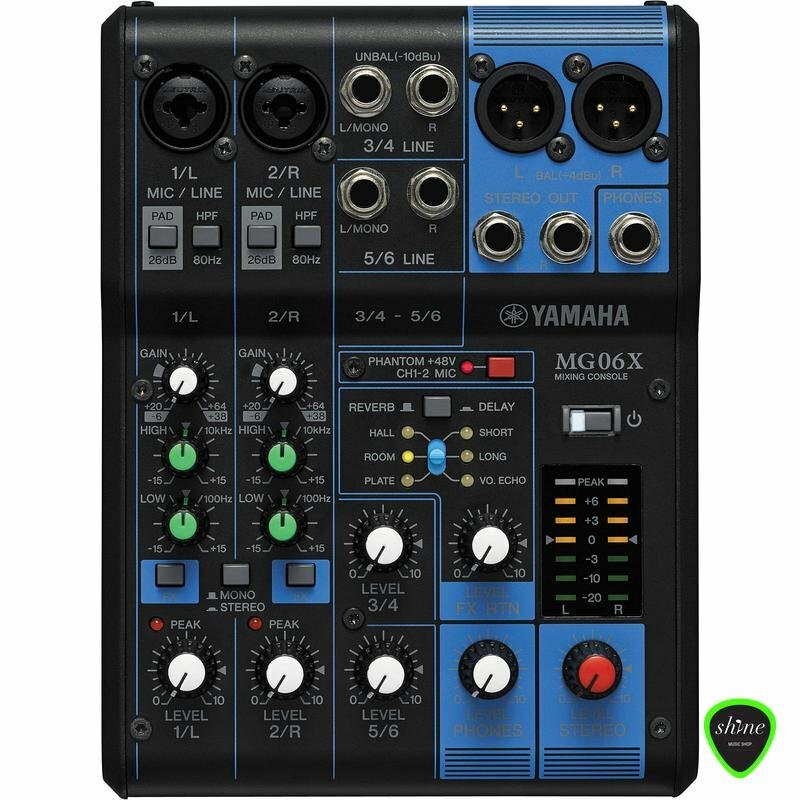 Yamaha Mg06x Mixer Front View 1 1758466329919