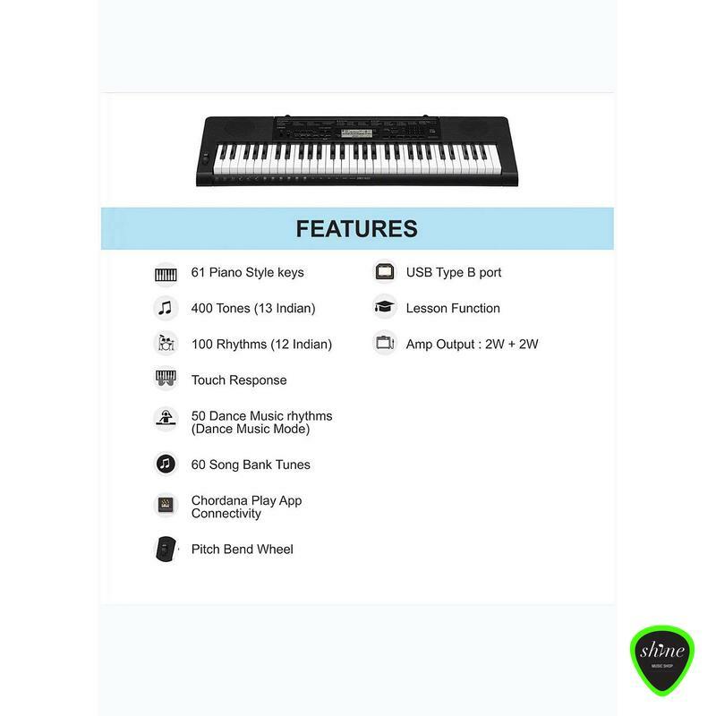 Casio Ctk3500 Back View 2