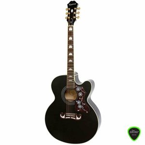 Epiphone J-200 EC Studio Black Acoustic Guitar