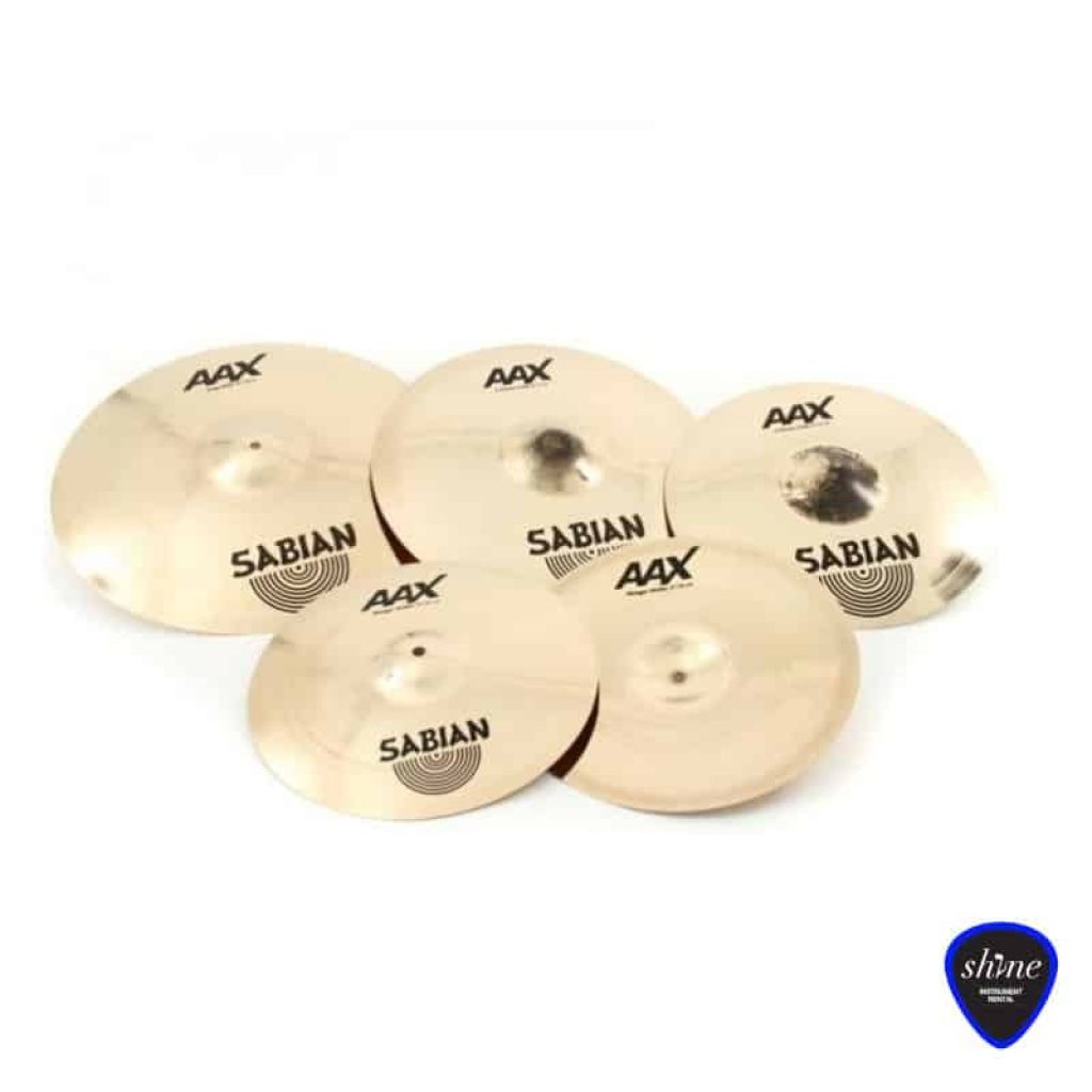 Sabian AAX bekkenset (14" hi-hat, 16" & 18" crash, 20" ride)